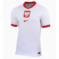 Camisa de time de futebol Polónia Replicas 1º Equipamento Europeu 2024 Manga Curta
